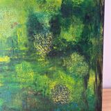 Modern abstract, "World of Depths", signed Diamanne 2009