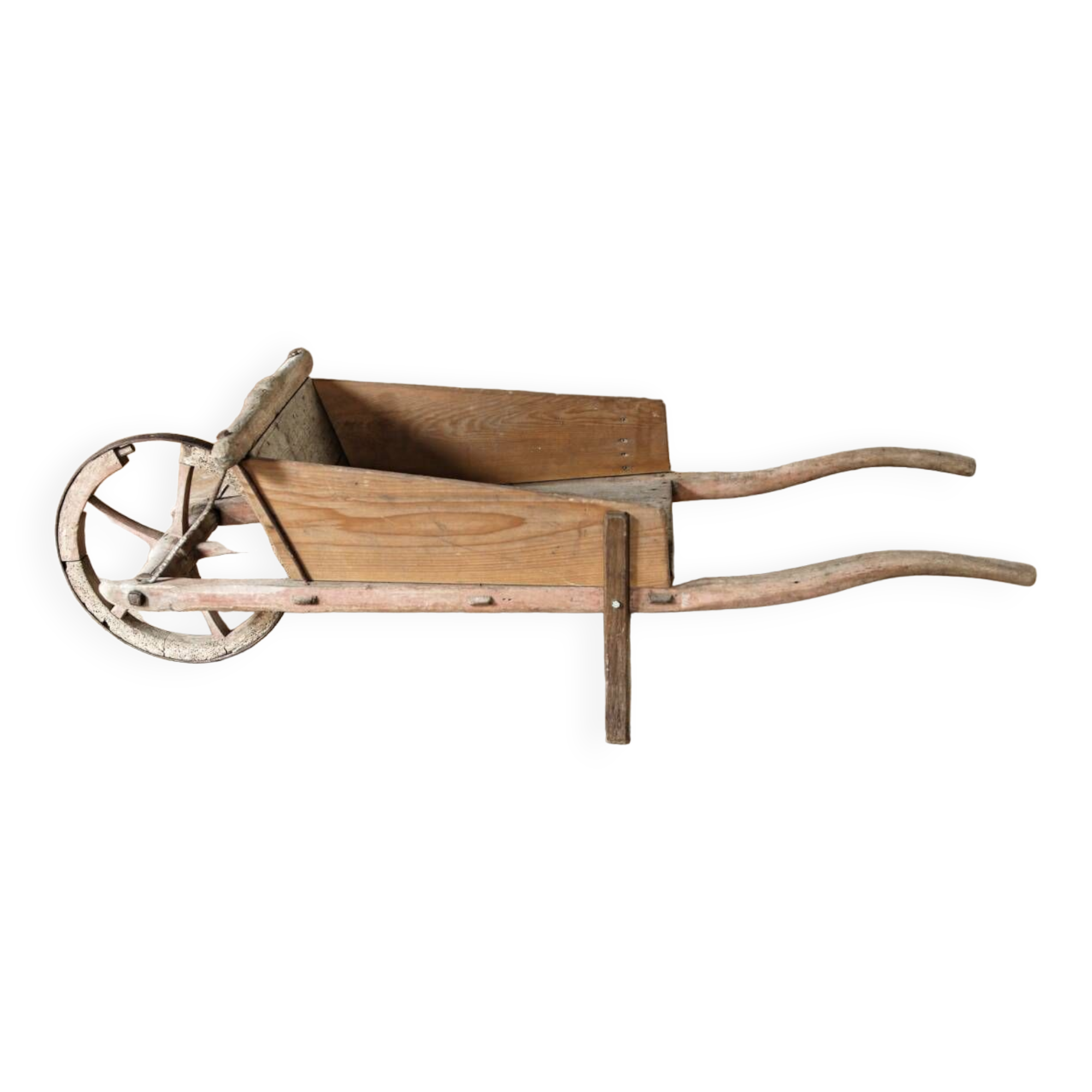 Antique wheelbarrow for children