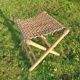 Tabouret rétro bambou