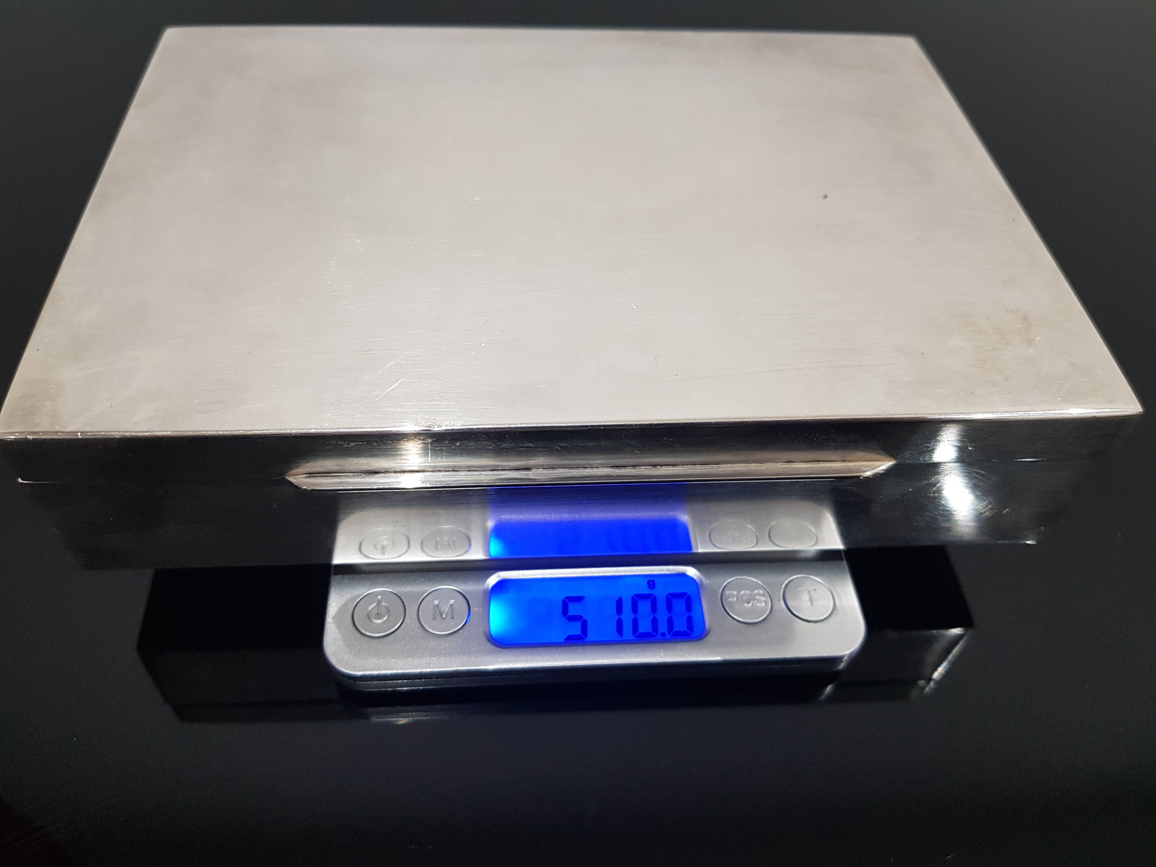 Luxurious Silver Cigar Box – 925 Silver (Sterling)