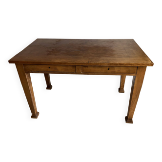 Solid wood desk