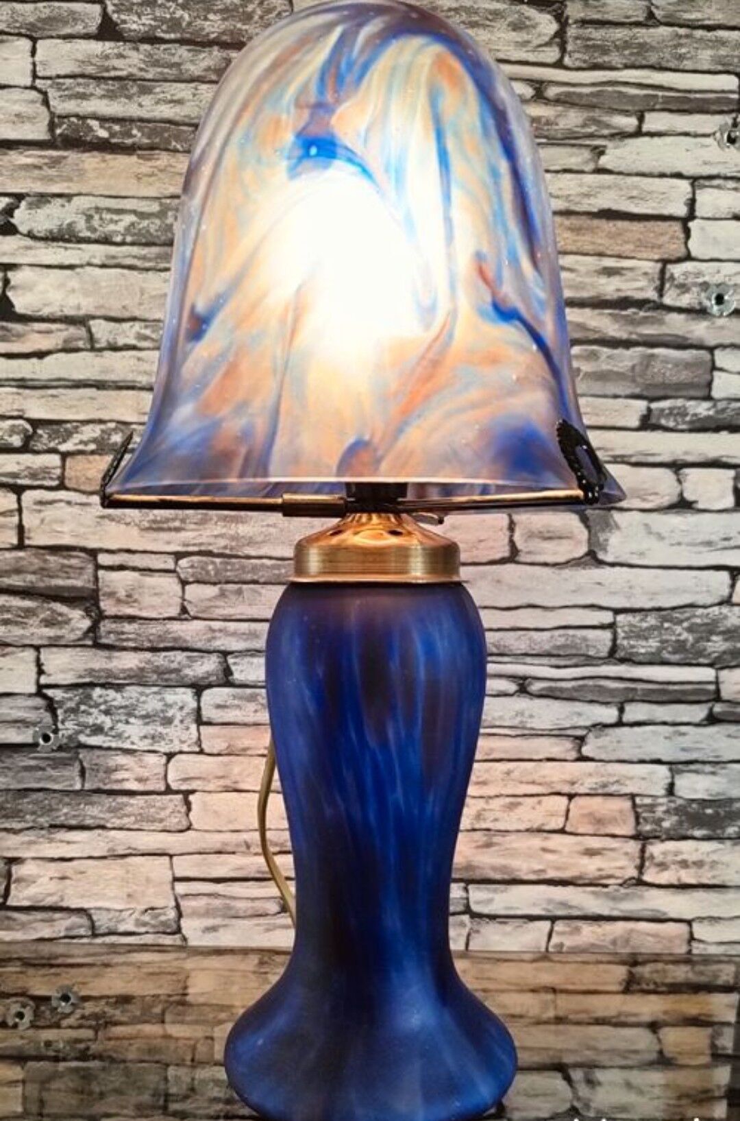 Glass paste lamp 1980