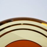 Egermann Czech crystal vase Bohemia Hand painted, gilded, circa 1980s.