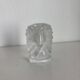 Lalique Eagle Head — Signed crystal from the 1980s