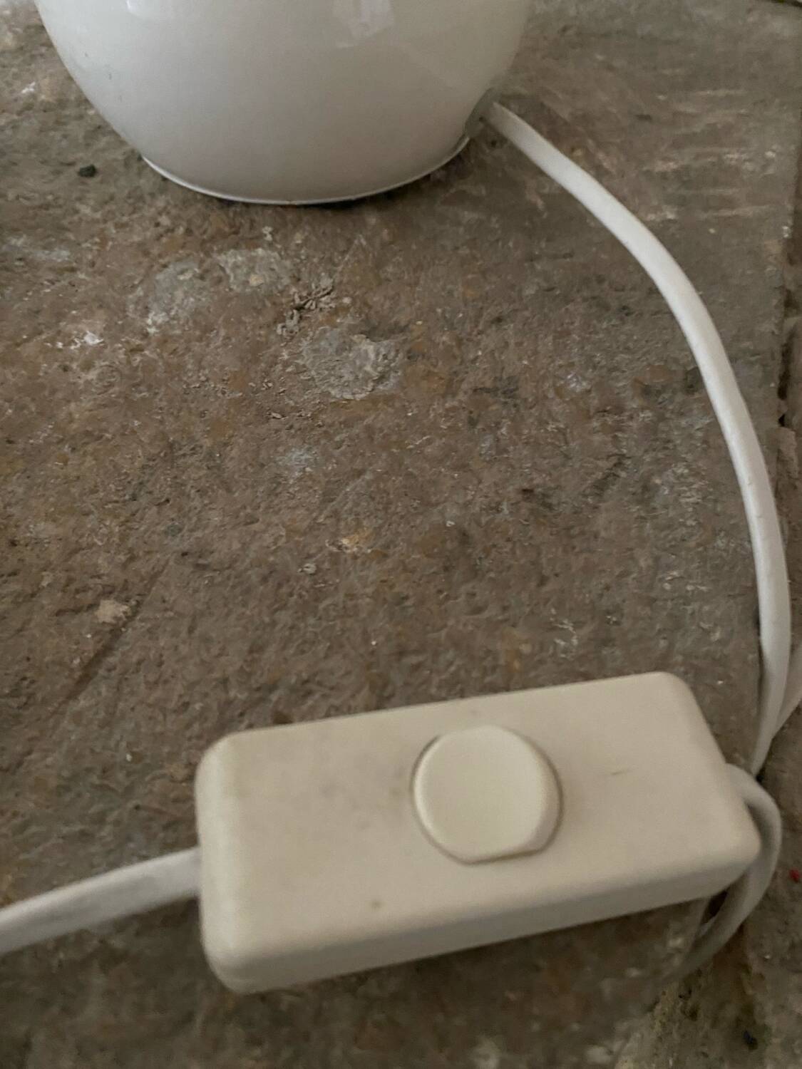 Vintage IKEA ball floor lamp