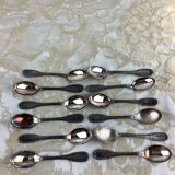 Box of 12 old spoons