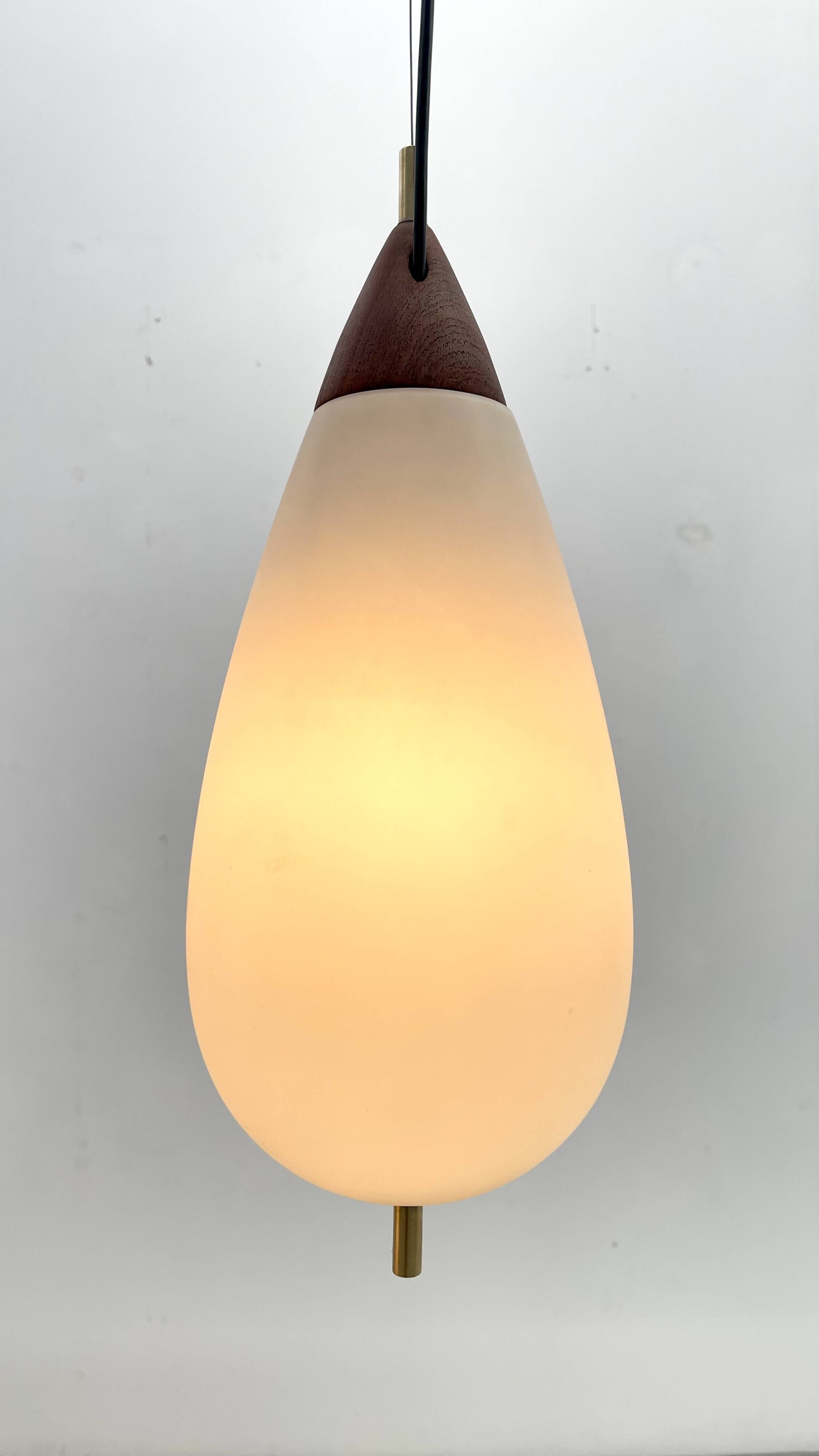 'Teardrop' Par of pendant by Goffredo Reggiani for Temde Leuchten