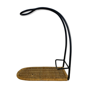 Porte bouteille rotin