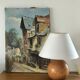 Lampe boule en bois