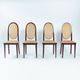 Thonet High Back Velvet Chairs No. 567 by Otto Prutscher