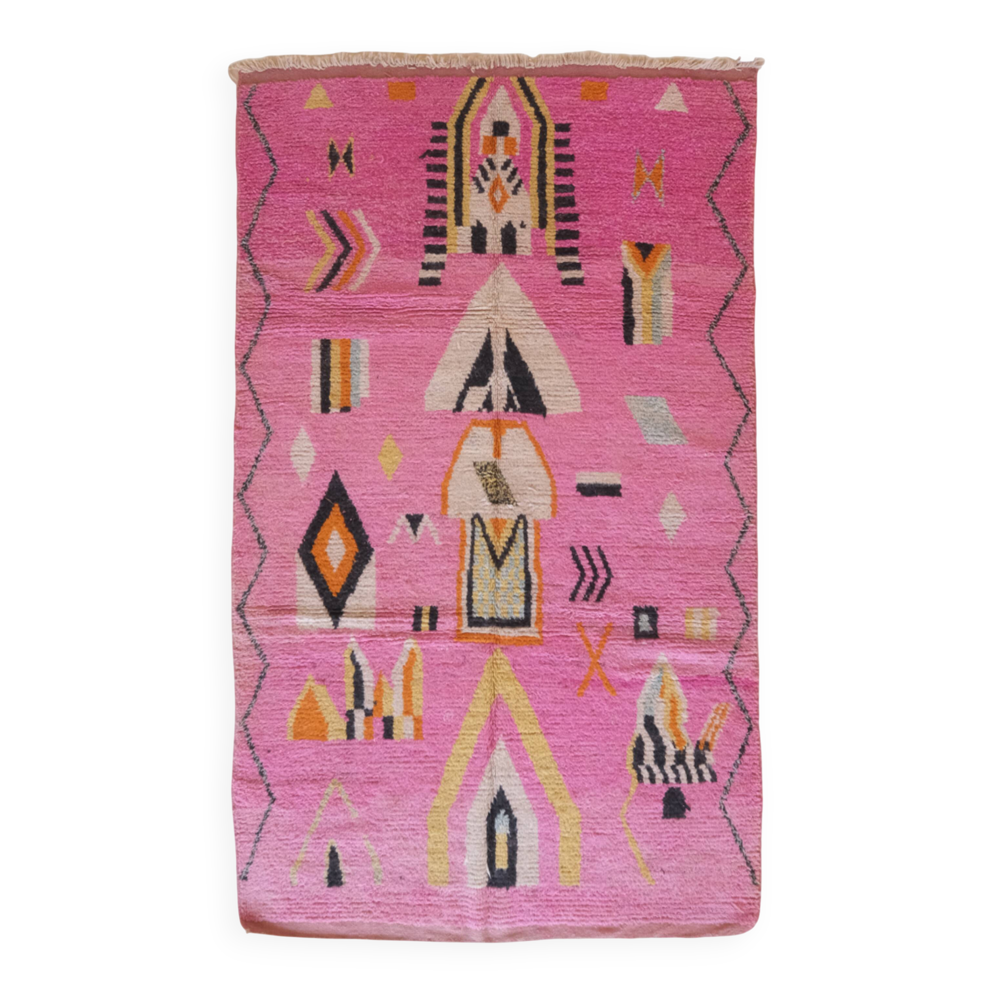 Berber Pink Rug - 180 x 288 cm