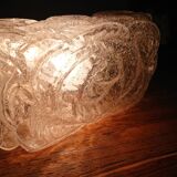 70s 1970s glass ceiling light
