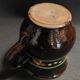 Glazed terracotta cream jug, Savoie, early 20th century