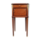 Louis XVI ceremonial bedside table in marquetry around 1880