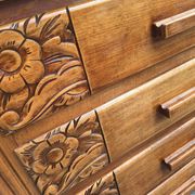 Art Deco chest of drawers, vintage antique furniture
