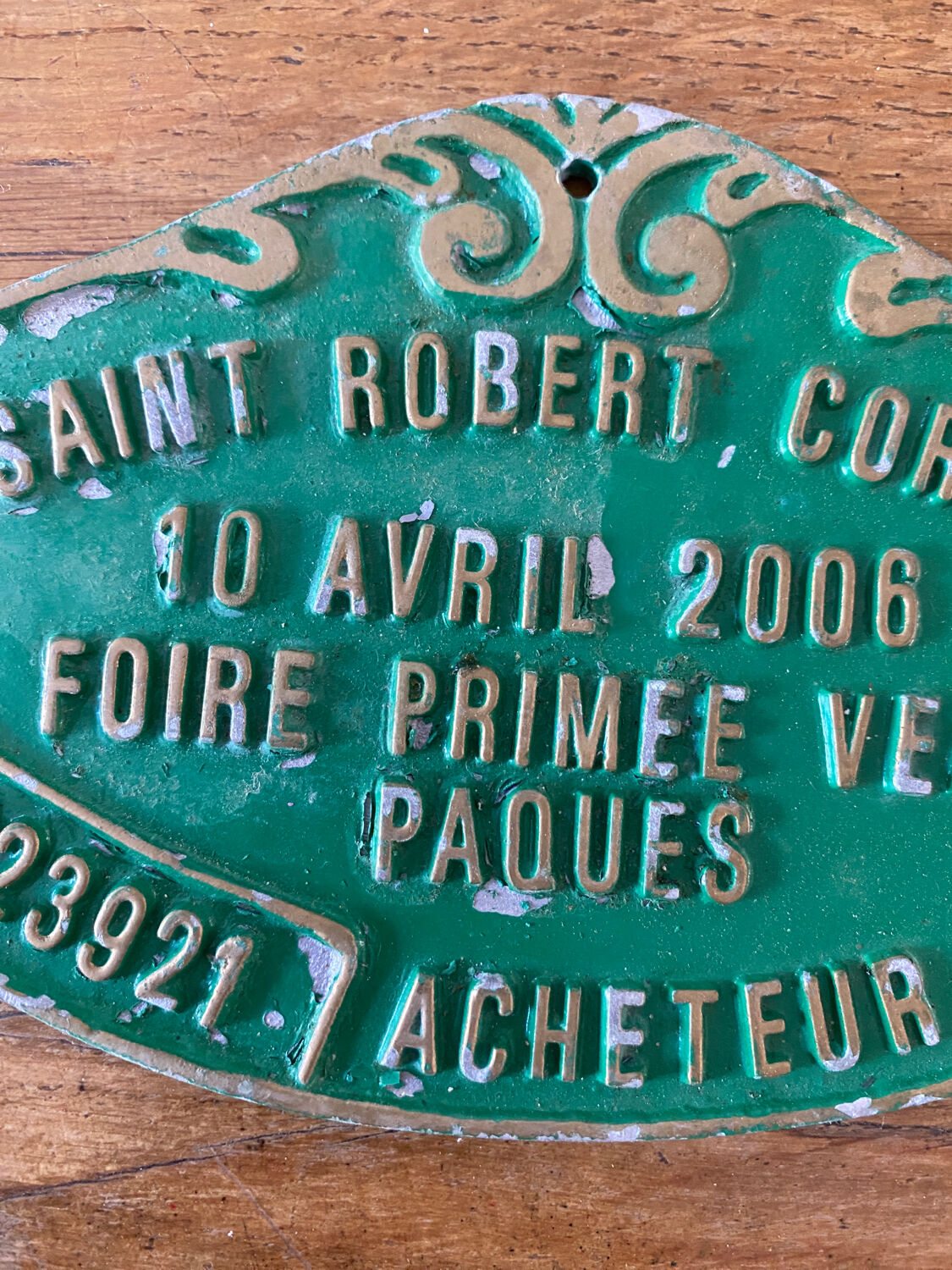 Green Agricultural Competition Plaque