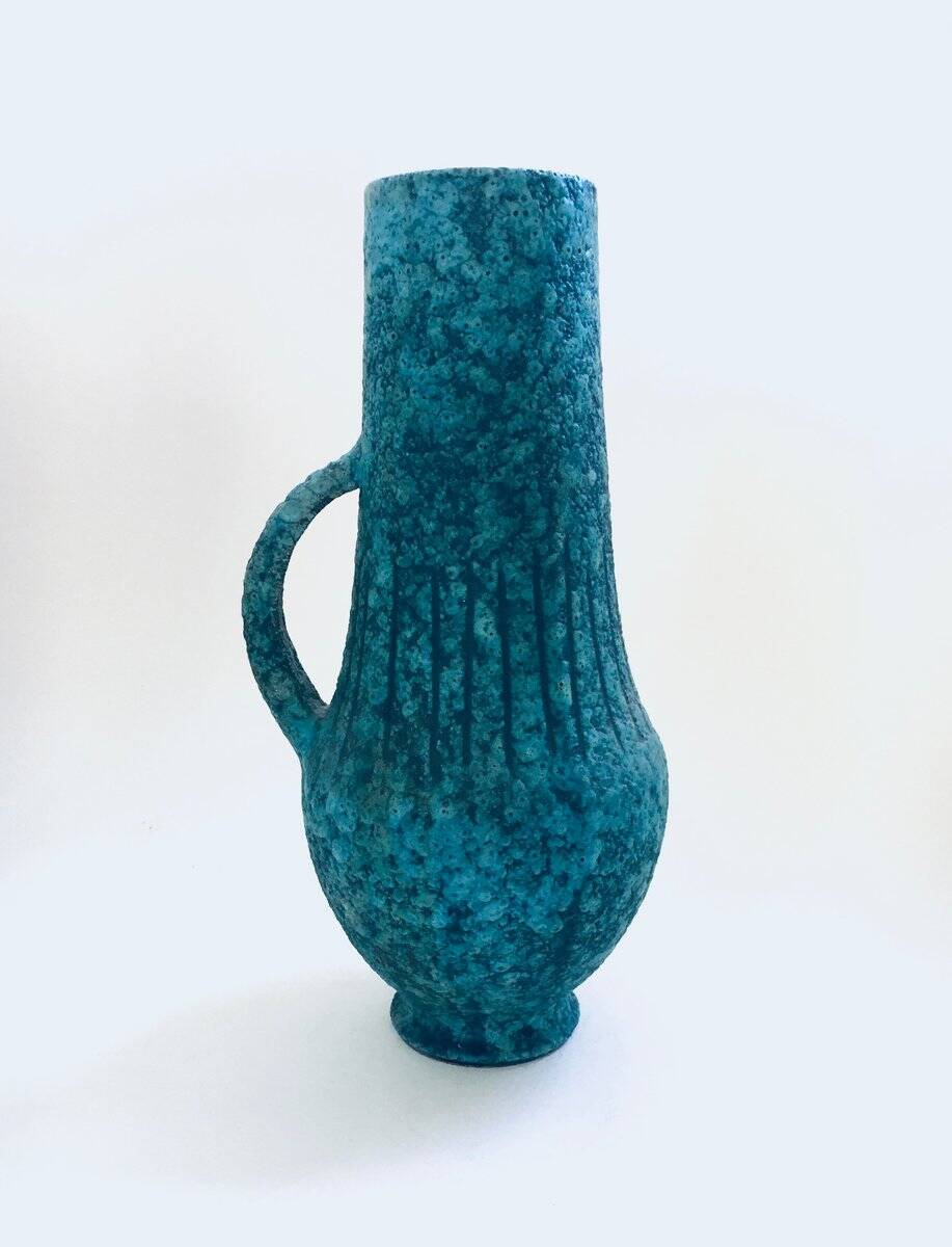 Art Ceramics Sgraffito Handle Vase by Alvino Bagni for Raymor, 1960s