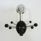 Coat rack, vintage wall pad Sputnik Atomium year 70, , Osvaldo Borsani. Space Age