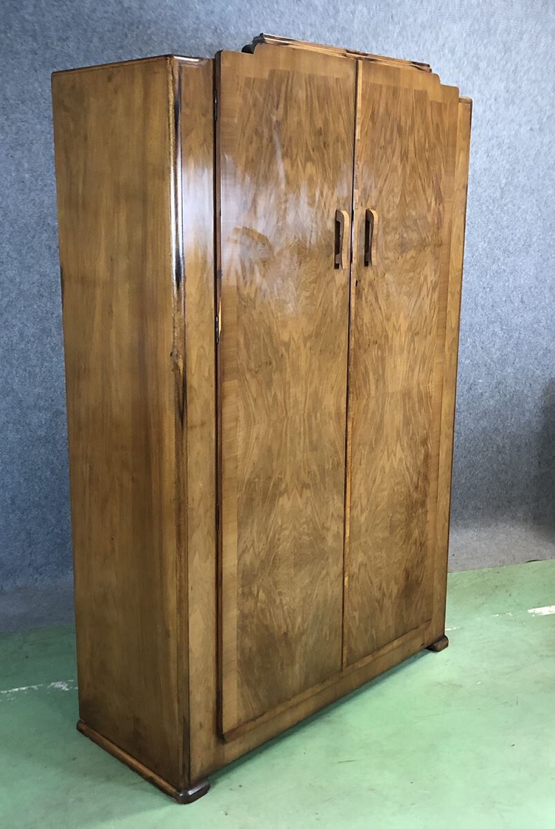 Armoire anglaise art déco années 40 Selency
