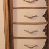 Commode wardrobe art deco pink