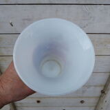 Opaline vase patterns in red grisaille Boar Hunt