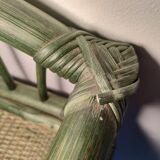 Rattan bedside table