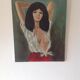 Oil on canvas woman