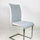 Grey Chairs on aluminium legs fully restored, Set of 4