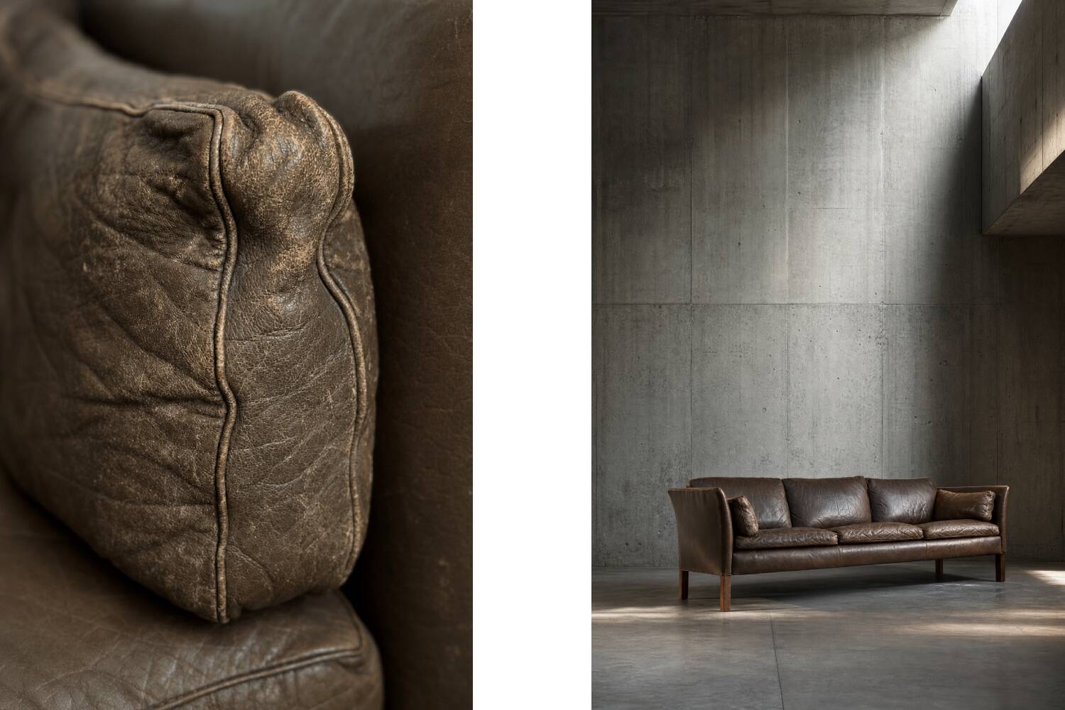 Mid-Century Modern Vintage Leather Cromwell Sofa by Arne Norell, 1960s