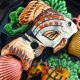 Vallauris, 1950s, Earthenware Plate Decorated With A Fish, A Seahorse And Corals.