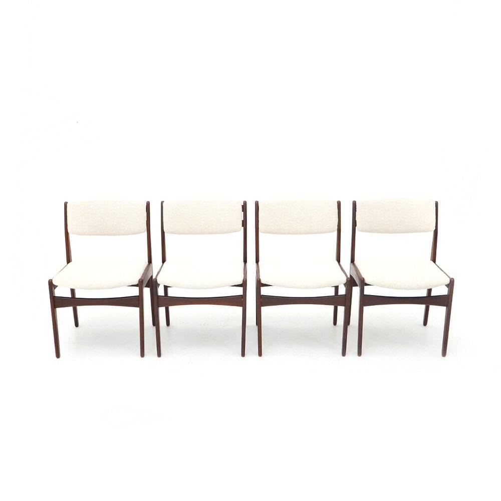 Vintage teak chairs by Poul Volther for Frem Rojle, 1960s, set of 4.