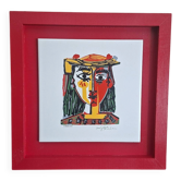 Cubist Table Ceramic Picasso (After)