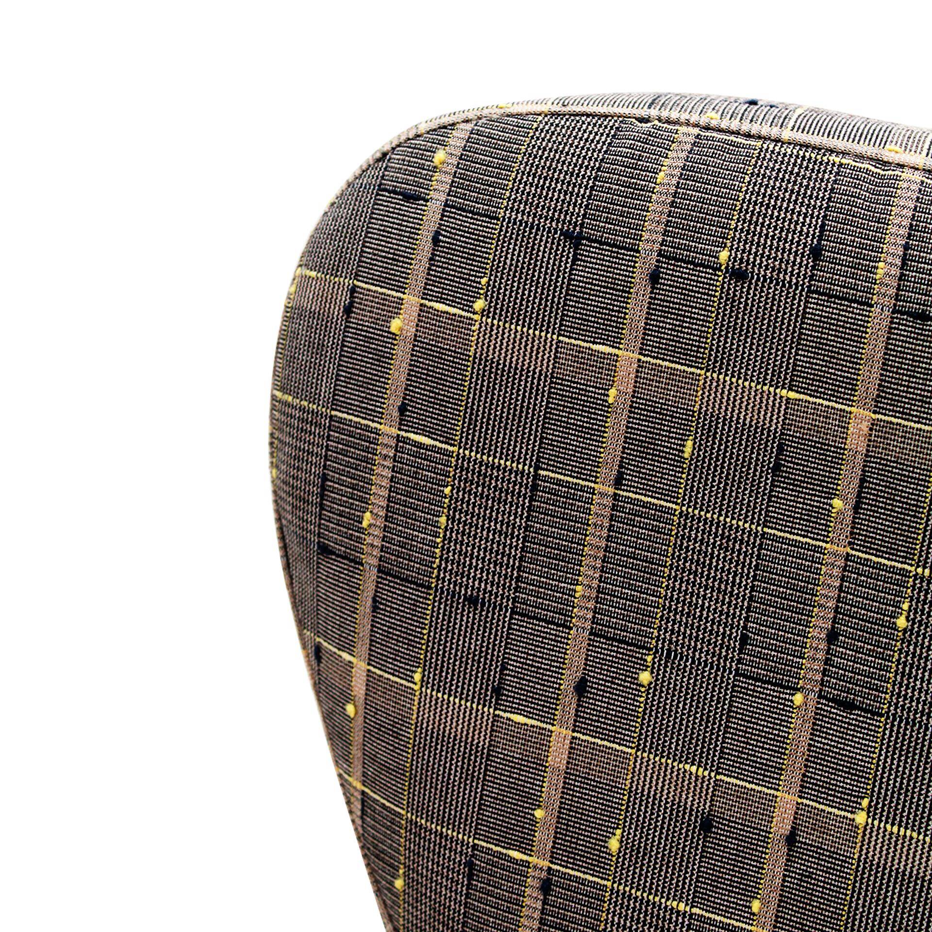 Mid-Century Franco Albini Fiorenza Graphite-blue Wool Ash Italian 1950 Armchair