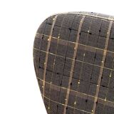 Mid-Century Franco Albini Fiorenza Graphite-blue Wool Ash Italian 1950 Armchair