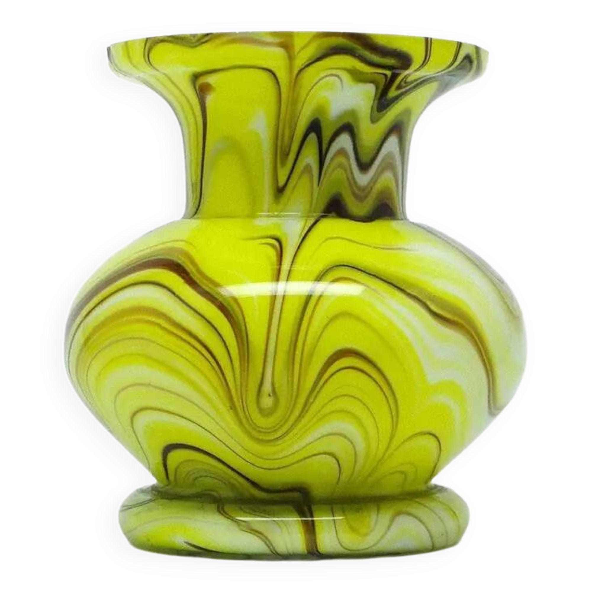 Art Deco vase, glass, Czechoslovakia, 1930s