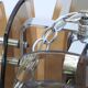 Italian chandelier VECA FONTANA ARTE in smoked glass