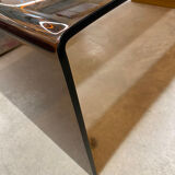 Table basse pont verre fumé