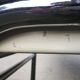 White vintage formica table 60s