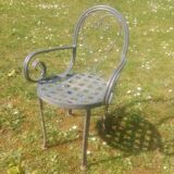 Retro child garden armchair