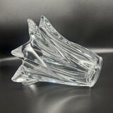 70s crystal vase