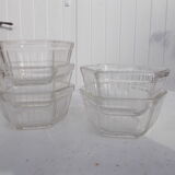 Ensemble de 5 ramequins pyrex