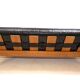 Brutalist 3 seater sofa leather and oak, 1960