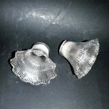 Set of 2 glasses of lamps