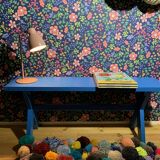 Farm bench - cobalt blue Portugal