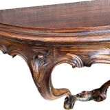 Louis XV Rocaille style console