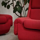 Complete red salon jitona style atlantis space age 1970