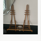 Bamboo rattan shelf