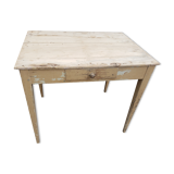 Table de ferme à tiroir
