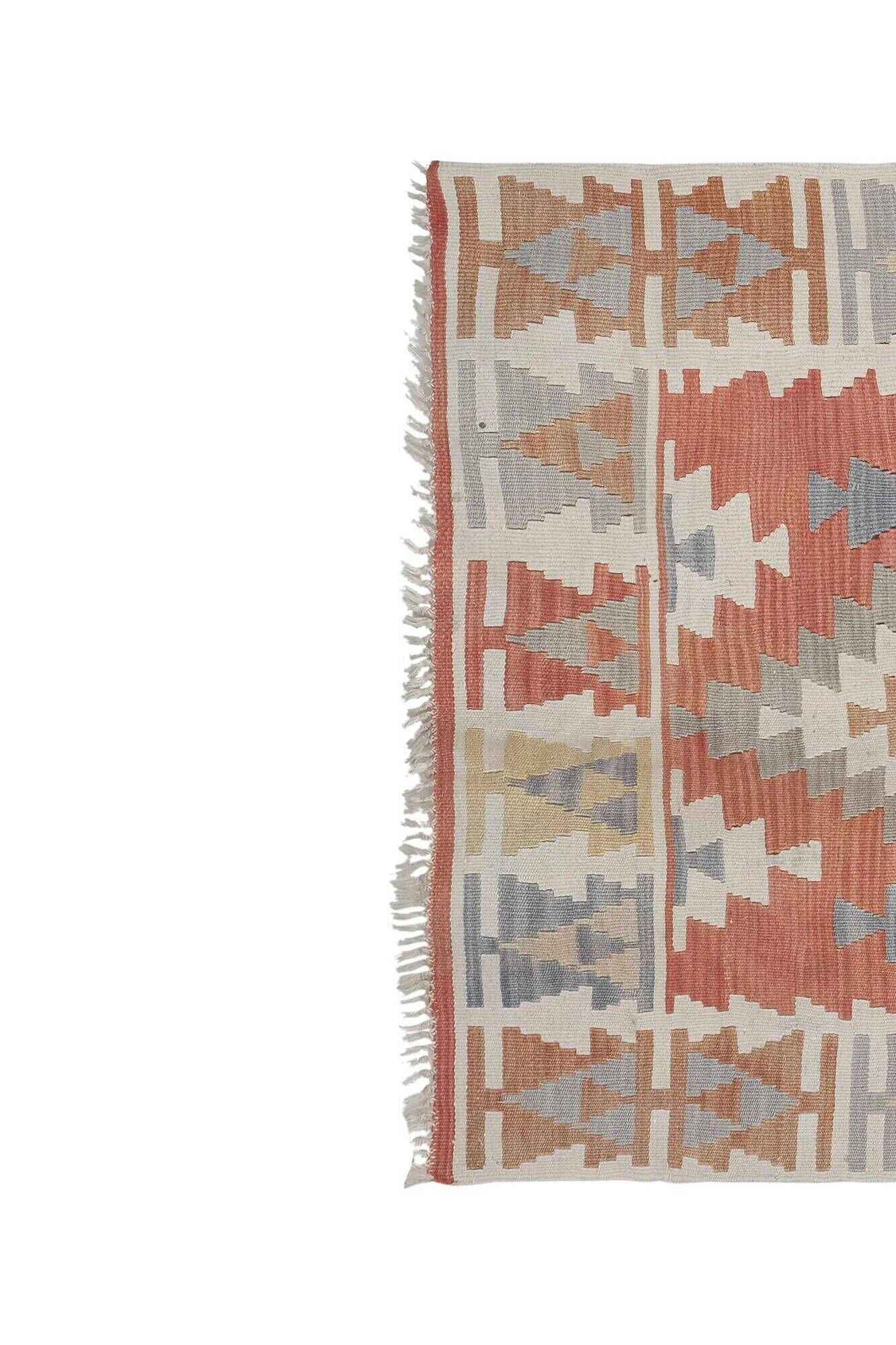 Vintage Turkish kilim, handwoven, 105x171 cm.
