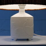 Vintage Biscuit Ceramic Table Lamp from Kaiser, 1960s